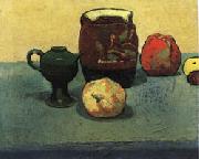 Emile Bernard Earthenware Pot and Apples France oil painting artist